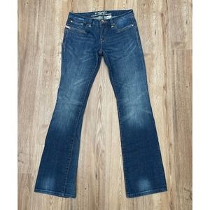 Parasuco Legend Stretch Bootcut Distressed Jeans Womens SZ 28 X 32